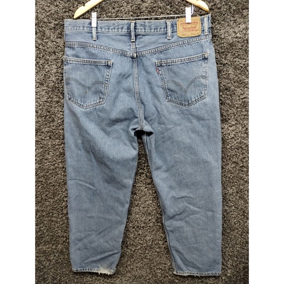 Levi 550 Jeans Men 40x30‎ Blue Relaxed Fit Tapered Leg High Rise Casual Pants - Picture 4 of 8